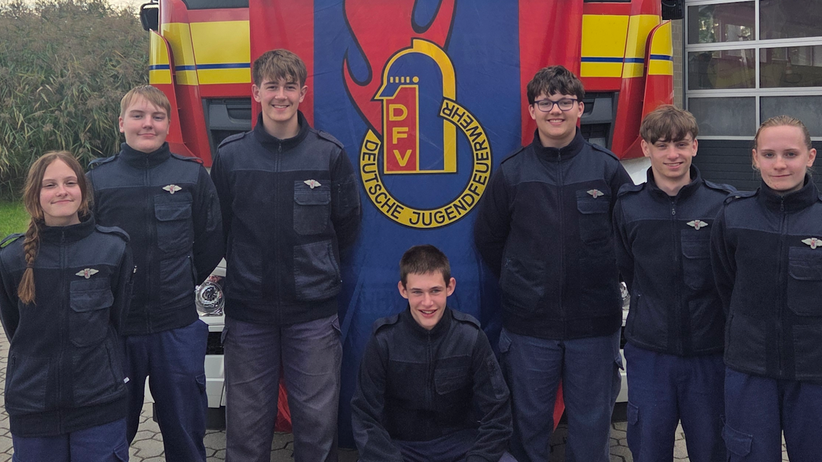 Jugendfeuerwehr Rüstringen nach erfolgreicher Leistungsspange 2026