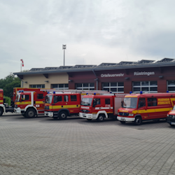 Fahrzeuge der Ortsfeuerwehr Rüstringen